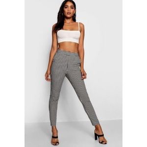BooHoo Gingham Pocket Front Trousers